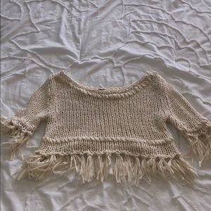 Crop top sweater